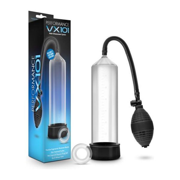 Performance VX101 Clear Male Enhancement Penis Pump - Enhance Your Pleasure with Confidence