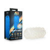Blush Novelties M For Men Soft & Wet Orb Frosted Clear Stroker - Model MFWO-001 - Male Masturbation Toy for Sensational Stimulation and Massage - Glow in the Dark - Clear