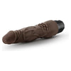 Dr. Skin Cock Vibe 4 Chocolate Brown Realistic Vibrating Dildo for Women - Intense Pleasure and Sensual Satisfaction