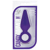 Candy Rimmer Small Purple Silicone Butt Plug - Model CR-1001 - Unisex Anal Pleasure - Adult Naughty Store