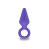 Candy Rimmer Small Purple Silicone Butt Plug - Model CR-1001 - Unisex Anal Pleasure - Adult Naughty Store