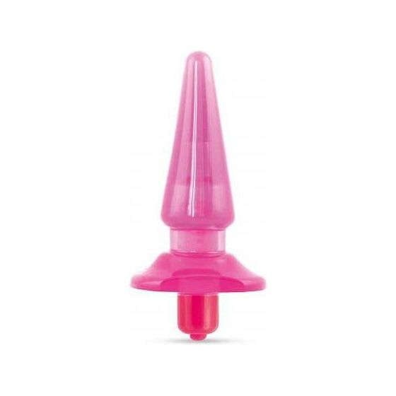 Blush Novelties Sassy Vibra Anal Plug - Model BV-001 - Unisex Anal Pleasure - Pink
