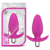 Luxe Little Thumper Fuchsia Pink Silicone Butt Plug - Model LT-5002 - Unisex Anal Pleasure