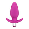 Luxe Little Thumper Fuchsia Pink Silicone Butt Plug - Model LT-5002 - Unisex Anal Pleasure - Adult Naughty Store