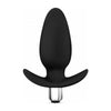 Luxe Little Thumper Black Vibrating Plug - Premium Silicone Anal Pleasure Toy (Model LT-001) for All Genders