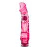 B Yours Vibe 6 Pink Realistic Vibrating Dildo - Model BYV69P - For Women - Intense Pleasure - Pink - Adult Naughty Store