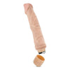 Blush Novelties B Yours Cock Vibe #6 Vibrating 9-Inch Dong for Beginners - Beige - Adult Naughty Store