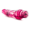 Blush Novelties B Yours Vibe 7 Pink Realistic Vibrating Dildo for Sensual Pleasure - Adult Naughty Store