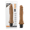 Dr. Skin Cock Vibe 8 9.75 inches Vibrating Dildo - The Ultimate Pleasure Companion for Intense Stimulation and Satisfaction - Mocha Tan - Adult Naughty Store