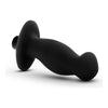 Blush Novelties Anal Adventures Platinum Silicone Vibrating Prostate Massager 02 Black - Powerful Pleasure for Men