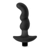 Blush Novelties Anal Adventures Platinum Silicone Vibrating Prostate Massager 03 Black - Ultimate Pleasure for Men