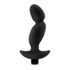 Blush Novelties Anal Adventures Platinum Silicone Vibrating Prostate Massager 04 Black - Ultimate Pleasure for Men
