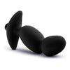 Blush Novelties Anal Adventures Platinum Silicone Vibrating Prostate Massager 04 Black - Ultimate Pleasure for Men