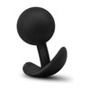 Blush Novelties Anal Adventures Platinum Silicone Vibra Plug Black - Model AAVP-001 - Unisex Anal Pleasure Toy - Adult Naughty Store