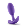 Blush Novelties Luxe Wearable Vibra Slim Plug Small Purple - Unleash Sensual Pleasure