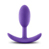 Blush Novelties Luxe Wearable Vibra Slim Plug Small Purple - Unleash Sensual Pleasure - Adult Naughty Store