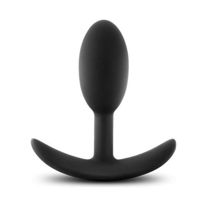 Blush Novelties Luxe Wearable Vibra Slim Plug Small Black - Model LWS-01 - Unisex Anal Pleasure Toy