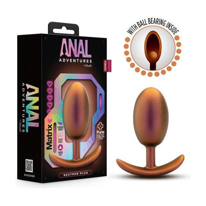 Blush Novelties Anal Adventures Matrix Neutron Plug Cosmic Copper - The Sensual Delight for Intergalactic Anal Pleasure - Adult Naughty Store