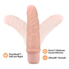 Dr. Skin Silicone Dr. Robert 7 Inches Vibrating Dildo - Beige: A Sensational Pleasure Companion for Intimate Bliss