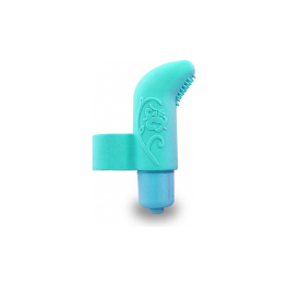 Blush Novelties Pure Silicone Finger Vibe Blue - Ultimate Pleasure for All Genders and Intense Stimulation for Fingertip Fun