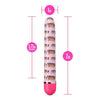 Blush Novelties Collection Pride Vibe Pink - Powerful Multi-Speed Vibrating Dildo for All Genders - Model PV-1001 - Intense Pleasure in a Vibrant Pink Hue - Adult Naughty Store