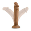 Dr. Skin Dr. Small 6 inches Realistic Dildo - Model DS-6 - Mocha Tan - Unisex Pleasure Toy for Intimate Delights