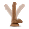 Dr. Skin Dr. Jeffrey 6.5in Dildo with Balls - The Ultimate Realistic Pleasure Experience for Medium Skin Tones