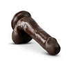 Blush Novelties Dr. Skin Plus 6in Poseable Dildo - Model DS-6PCB - Chocolate Brown - Realistic Pleasure Toy for All Genders