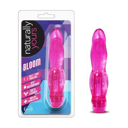 Blush Novelties Naturally Yours Bloom Pink Vibrating G-Spot Massager - Model 2022, Women's Intimate Pleasure, Waterproof - Adult Naughty Store