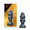 Blush Novelties Jet Stealth Carbon Metallic Black Butt Plug - Model JSCMBBP - Advanced Unisex Anal Pleasure Toy - Adult Naughty Store