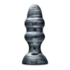 Blush Novelties Jet Stealth Carbon Metallic Black Butt Plug - Model JSCMBBP - Advanced Unisex Anal Pleasure Toy - Adult Naughty Store