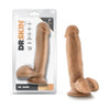 Dr. Skin Dr. Mark 7in Dildo with Balls - Realistic Medium Skin Tone Pleasure Toy for All Genders - Model Number: DS-DM7-TAN