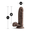 Blush Novelties Loverboy Pierre The Chef Chocolate Brown Realistic Dildo - Model #LB-PC-001 - For All Genders - Intense Pleasure - Rich Brown