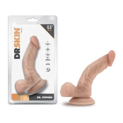 Dr. Skin Dr. Stephen Realistic 6.5-Inch Dildo with Balls - Beige Light Skin Tone - Ultimate Pleasure for Both Genders