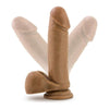 Dr. Skin Dr. William 8in Dildo with Balls - Realistic Medium Skin Tone Pleasure Toy - Adult Naughty Store