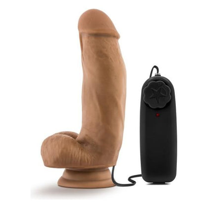 Blush Novelties Loverboy MMA Fighter Vibrating 7-Inch Realistic Cock - Model LBMMAF-7 - Male - Pleasure for Vaginal and Anal Stimulation - Mocha Tan - Adult Naughty Store