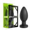 Spark Silicone Plug Large Black - Premium Carbon Fiber Anal Plug for Men and Women, Model SP-001, Ultimate Pleasure in Black