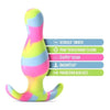 Avant Kaleido Lime Butt Plug - Model KP-2022: Unleash Sensational Pleasure with this Vibrant Silicone Anal Toy for Couples - Adult Naughty Store