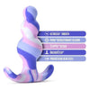 Blush Novelties Avant Twilight Blue Silicone Butt Plug - Model TW-2022 - Unisex Anal Pleasure Toy - Adult Naughty Store