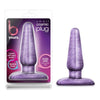 B Yours Small Cosmic Plug - Model CP-001: Unisex Anal Pleasure - Swirly Purple - Adult Naughty Store