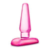 B Yours Eclipse Pleaser Small Pink Butt Plug - Model BESPP-01 - Unisex Anal Pleasure - Candy Pink