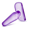 B Yours Eclipse Pleaser Small Purple Butt Plug - Model ECL-001 - Unisex Anal Pleasure - Vibrant Purple Color - Adult Naughty Store