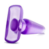 B Yours Eclipse Anal Pleaser Medium Butt Plug - Model EP-500 - Unisex Anal Pleasure Toy - Purple