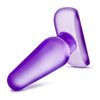 B Yours Eclipse Anal Pleaser Medium Butt Plug - Model EP-500 - Unisex Anal Pleasure Toy - Purple