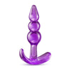 Blush Novelties B Yours Triple Bead Anal Plug Purple - Model TBP-01 - Unisex Anal Pleasure Toy - Adult Naughty Store