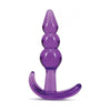 Blush Novelties B Yours Triple Bead Anal Plug Purple - Model TBP-01 - Unisex Anal Pleasure Toy
