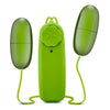 B Yours Double Pop Eggs Lime Green Vibrating Bullet - Model DP-EG-001 - Unisex Pleasure Toy for Dual Stimulation