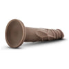 Dr. Skin Realistic Cock Basic 7.5 inches Chocolate Brown Dildo for Sensual Pleasure