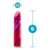 Blush Novelties Limited Addiction Fiery Power Vibe Coral - Vibrator BN27518 - Women's Rechargeable Classic Vibrator for Intense Pleasure - Red, Orange, Yellow, Multi-colored - Adult Naughty Store