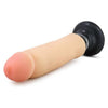 Introducing the Au Naturel 11-inch Sensa Feel Magnum Vibrating Dong for Men and Women - Model SFD-11MAG-BGE, Beige - Adult Naughty Store